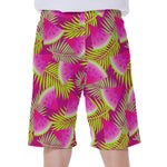 Purple Tropical Watermelon Pattern Print Men's Beach Shorts