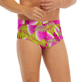 Purple Tropical Watermelon Pattern Print Men's Briefs