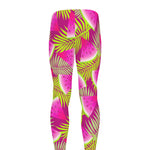 Purple Tropical Watermelon Pattern Print Men's leggings
