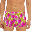 Purple Tropical Watermelon Pattern Print Men's Short Boxer Briefs