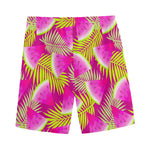 Purple Tropical Watermelon Pattern Print Men's Sports Shorts