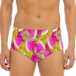 Purple Tropical Watermelon Pattern Print Men's Triangle Swim Briefs