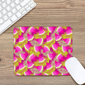 Purple Tropical Watermelon Pattern Print Mouse Pad