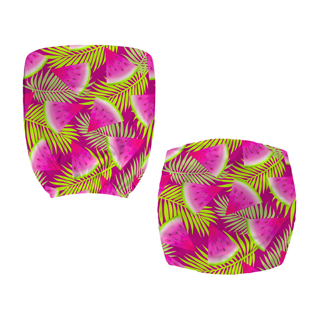 Purple Tropical Watermelon Pattern Print Office Chair Cover