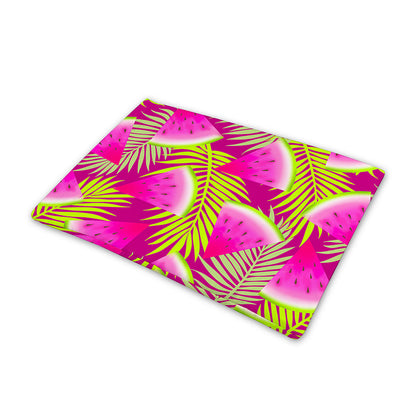 Purple Tropical Watermelon Pattern Print Pet Cooling Mat Cover