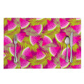 Purple Tropical Watermelon Pattern Print Placemat