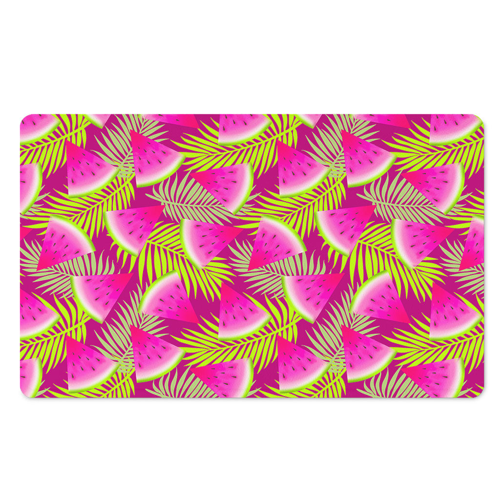 Purple Tropical Watermelon Pattern Print Polyester Doormat