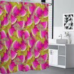 Purple Tropical Watermelon Pattern Print Premium Shower Curtain