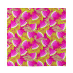 Purple Tropical Watermelon Pattern Print Silk Bandana