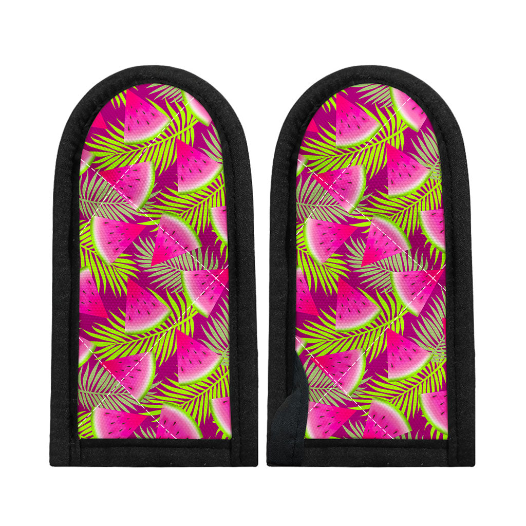 Purple Tropical Watermelon Pattern Print Skillet Handle Cover