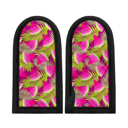 Purple Tropical Watermelon Pattern Print Skillet Handle Cover