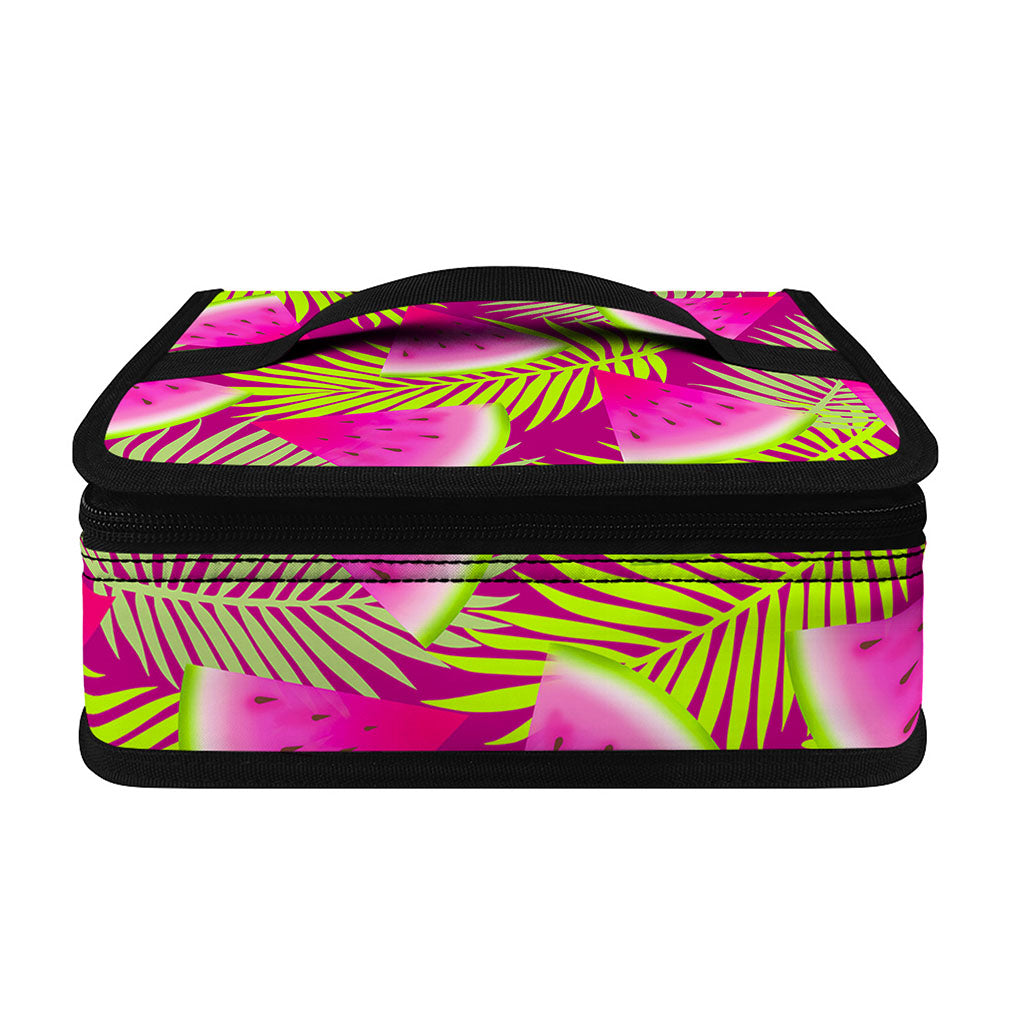 Purple Tropical Watermelon Pattern Print Small Lunch Bag