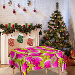 Purple Tropical Watermelon Pattern Print Tablecloth
