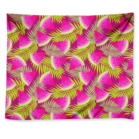 Purple Tropical Watermelon Pattern Print Tapestry