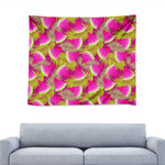 Purple Tropical Watermelon Pattern Print Tapestry