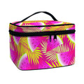 Purple Tropical Watermelon Pattern Print Travel Makeup Bag