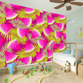 Purple Tropical Watermelon Pattern Print Wall Sticker