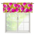 Purple Tropical Watermelon Pattern Print Window Valance