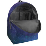 Purple Turquoise Galaxy Space Print Backpack