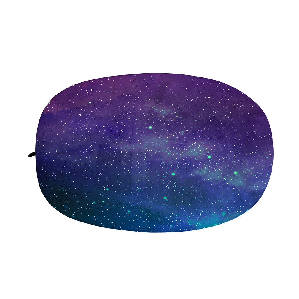 Purple Turquoise Galaxy Space Print Car Side Mirror Covers