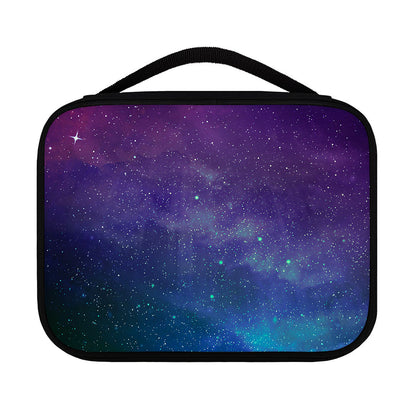 Purple Turquoise Galaxy Space Print Classic Bible Case