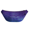 Purple Turquoise Galaxy Space Print Fanny Pack