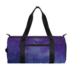 Purple Turquoise Galaxy Space Print Gym Bag