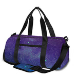 Purple Turquoise Galaxy Space Print Gym Bag