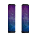 Purple Turquoise Galaxy Space Print Handle Covers