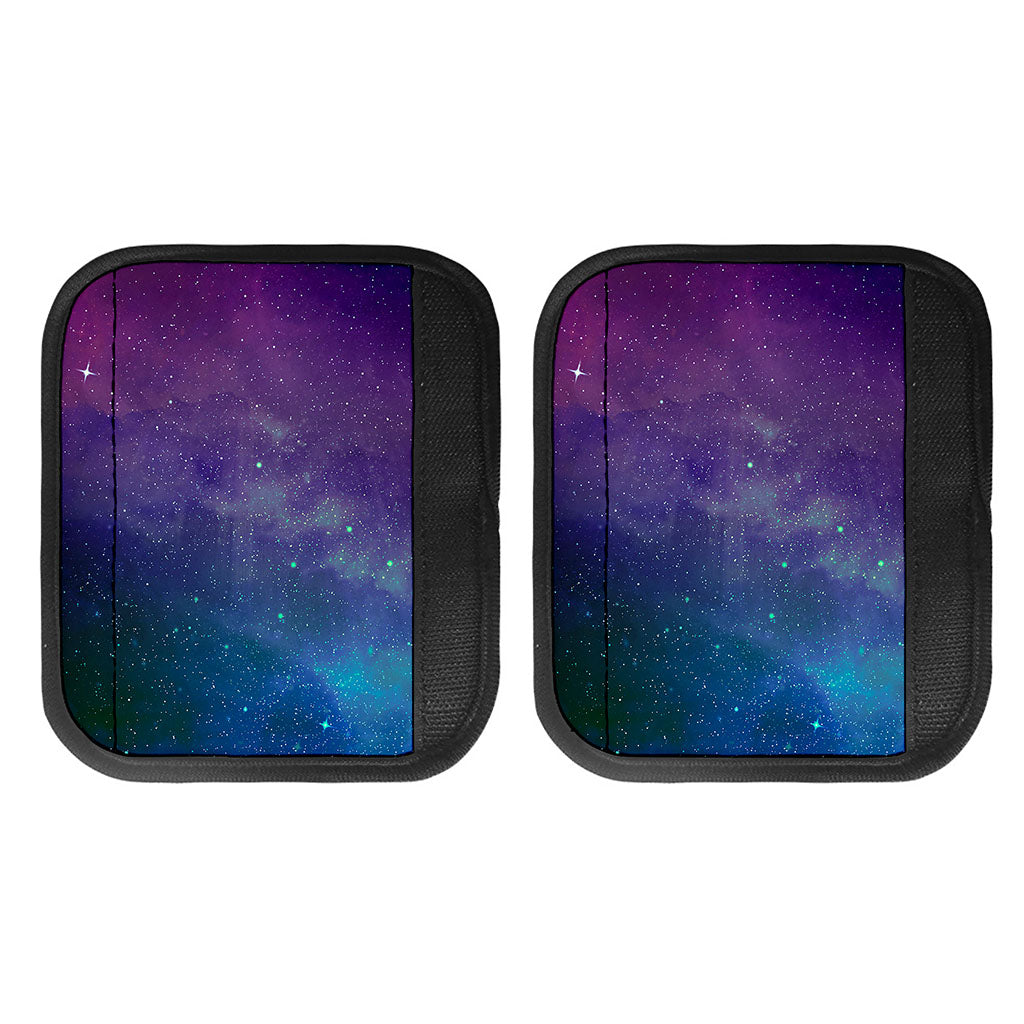 Purple Turquoise Galaxy Space Print Handle Covers