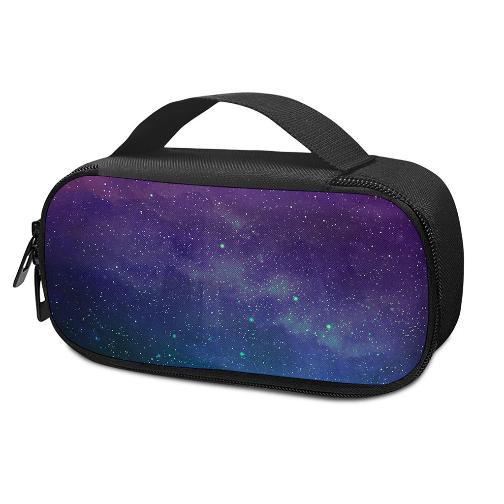 Purple Turquoise Galaxy Space Print Insulin Cooler Travel Case