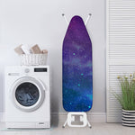 Purple Turquoise Galaxy Space Print Ironing Board Cover