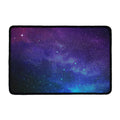 Purple Turquoise Galaxy Space Print Kitchen Mat