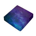 Purple Turquoise Galaxy Space Print Outdoor Seat Cushion Cover
