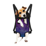 Purple Turquoise Galaxy Space Print Pet Carrier Backpack