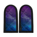Purple Turquoise Galaxy Space Print Skillet Handle Cover