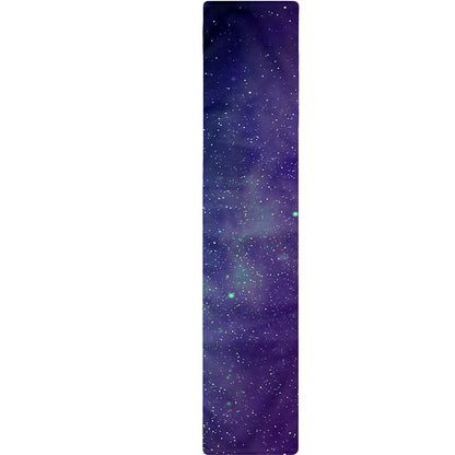 Purple Turquoise Galaxy Space Print Table Runner