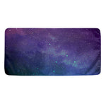 Purple Turquoise Galaxy Space Print Towel