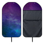 Purple Turquoise Galaxy Space Print Waterproof Car Seat Cover