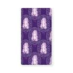 Purple Virgo Zodiac Pattern Print Baby Crib Sheet