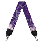 Purple Virgo Zodiac Pattern Print Bag Strap