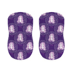 Purple Virgo Zodiac Pattern Print Bar Stool Covers