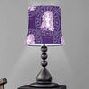 Purple Virgo Zodiac Pattern Print Bell Lamp Shade