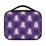 Purple Virgo Zodiac Pattern Print Classic Bible Case