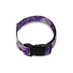Purple Virgo Zodiac Pattern Print Dog Collar