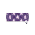 Purple Virgo Zodiac Pattern Print Extended Mouse Pad