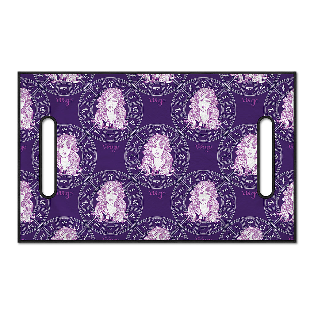 Purple Virgo Zodiac Pattern Print Golf Cart Seat Cover