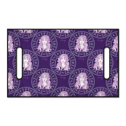 Purple Virgo Zodiac Pattern Print Golf Cart Seat Cover