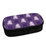 Purple Virgo Zodiac Pattern Print Insulin Cooler Travel Case