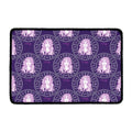 Purple Virgo Zodiac Pattern Print Kitchen Mat